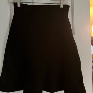 Carven Classic Black A-Line Skirt
